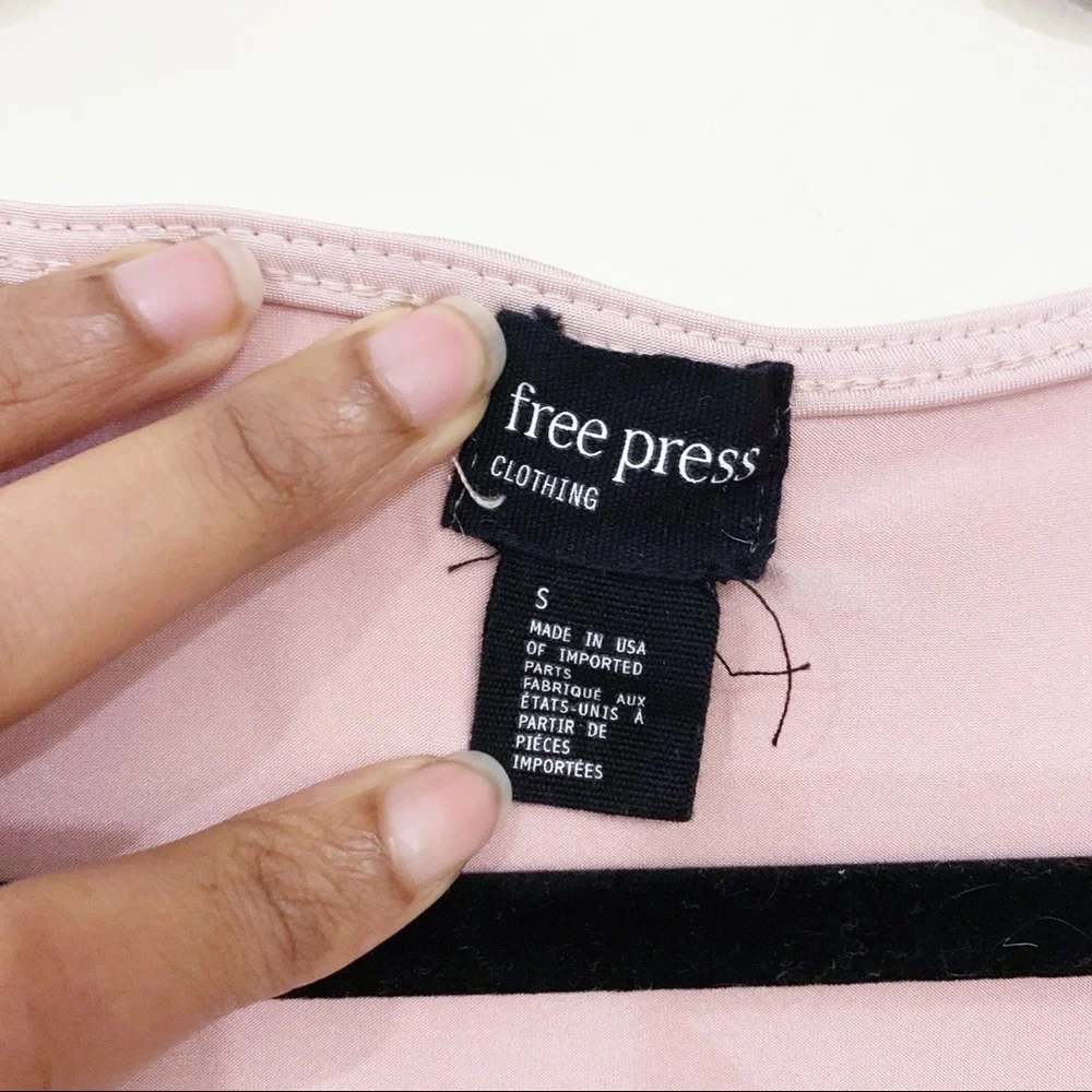 Free Press - Blush Pink Faux Wrap Dress - Small